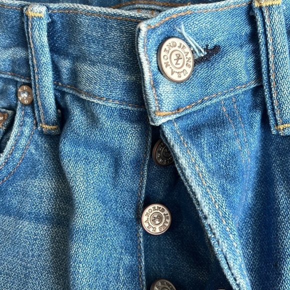 NOEND Denim Eve Slim Straight Jeans Medium Indigo Wash - Picture 9 of 11